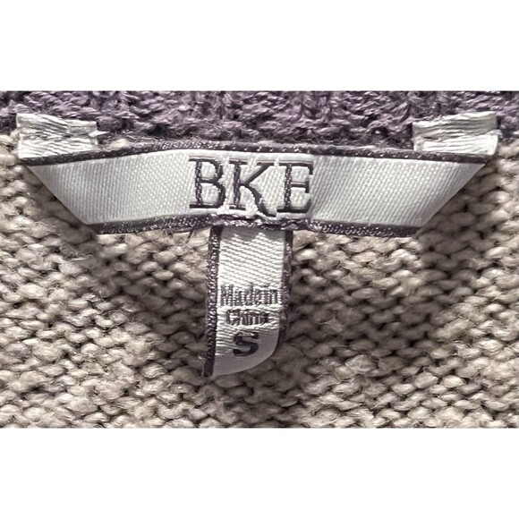 BKE Buckle Open Cardigan Aztec Boho Western Womens S Cream Pink Black Gray Cozy - Picture 4 of 7